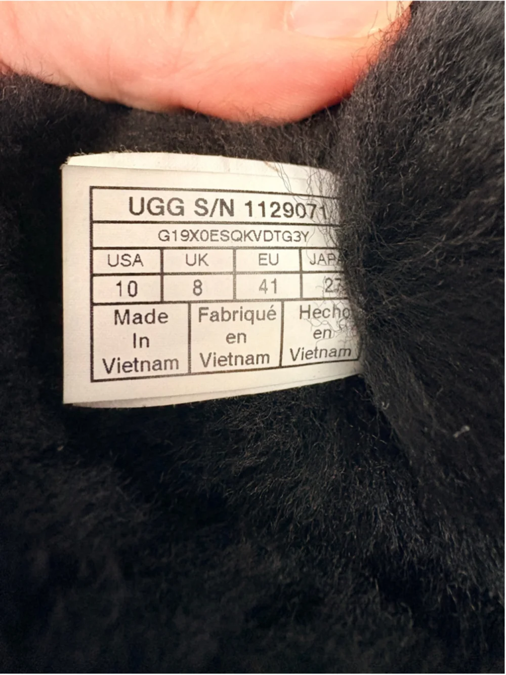 UGG Classic Heritage Bow Boots Women’s 10 Black Short